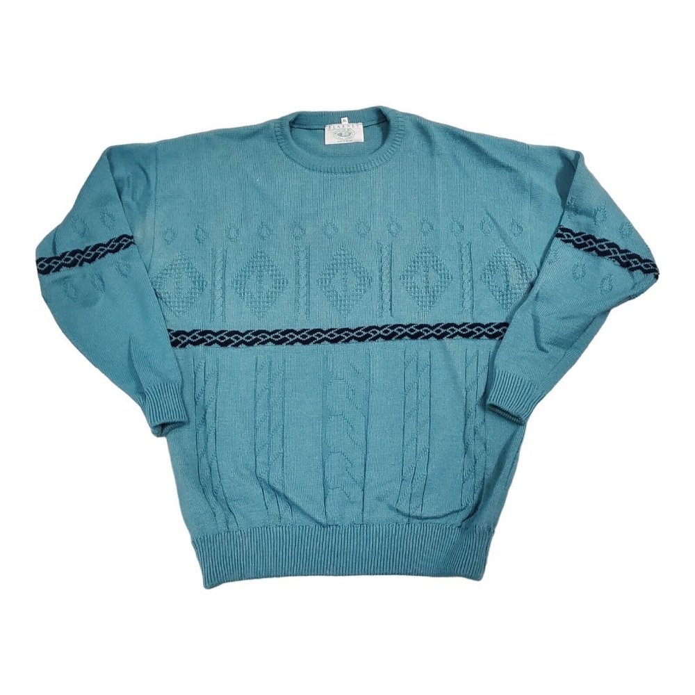 Blarney Woolen Mills Sweater Size XL Diamond‎ Knit